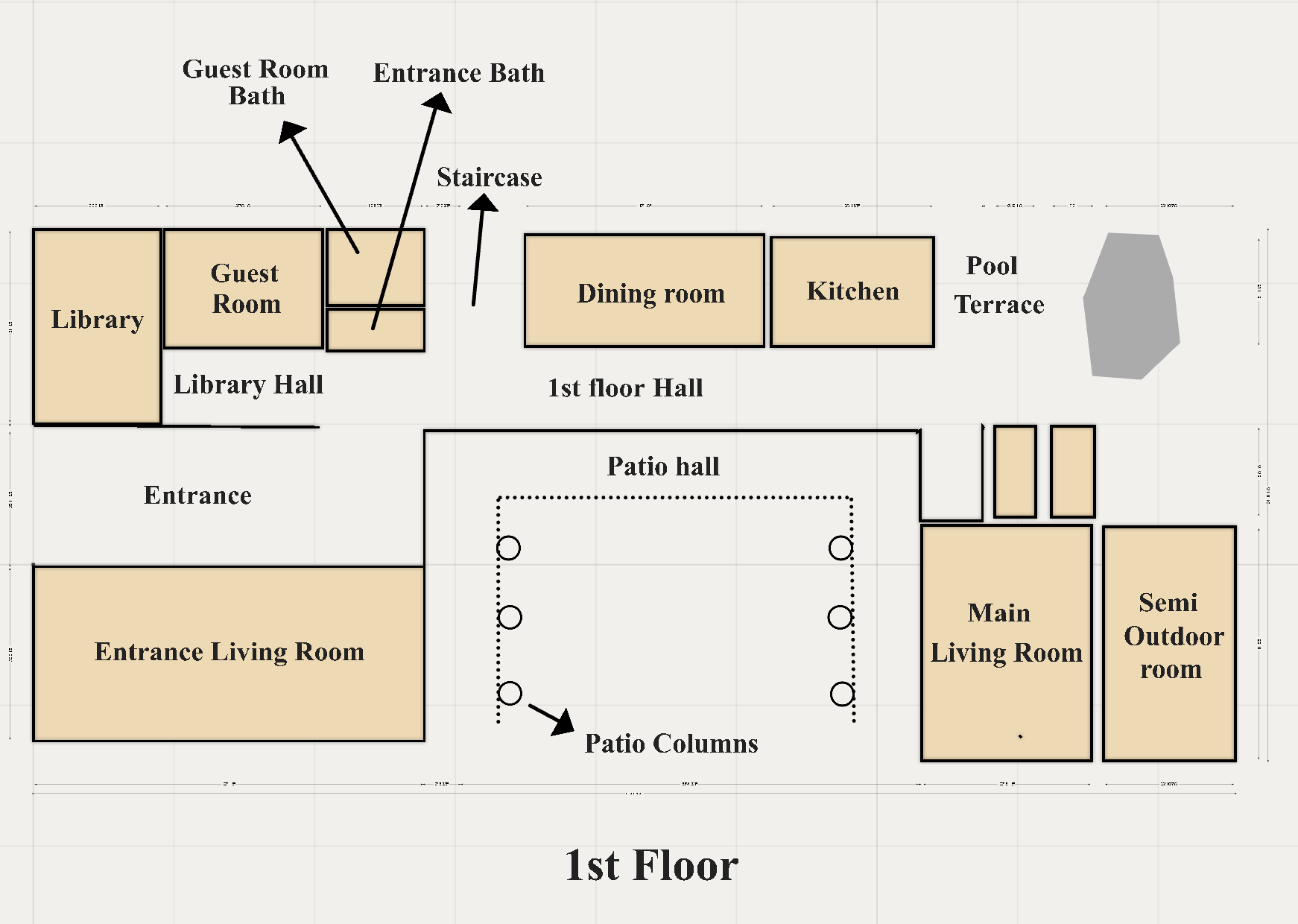 1st floor map